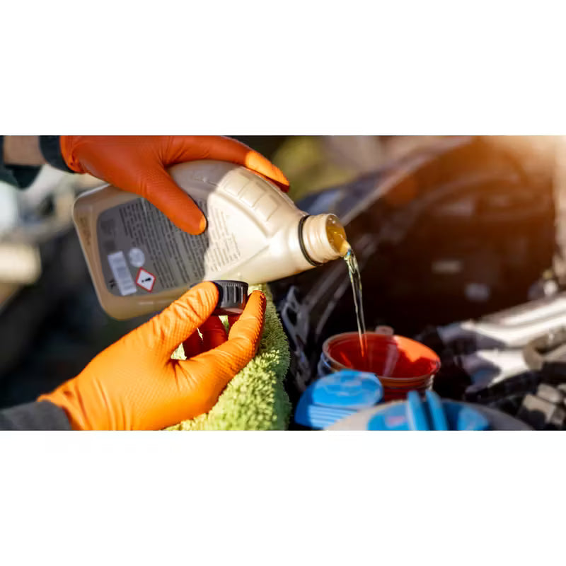 50 verstärkte Nitrilhandschuhe extra stark. Farbe orange. Nicht nur als Einweghandschuhe zu benutzen.