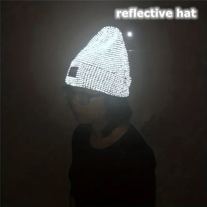 Frankfurter nachtaktive Sicherheitsmütze, Reflexions-Mützen. Leuchtmütze. Mit Sicherheit gesehen werden. Wir erklären warum!