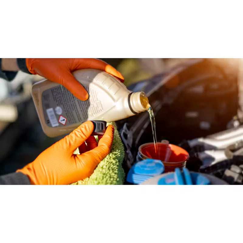 50 verstärkte Nitrilhandschuhe extra stark. Farbe orange. Nicht nur als Einweghandschuhe zu benutzen.