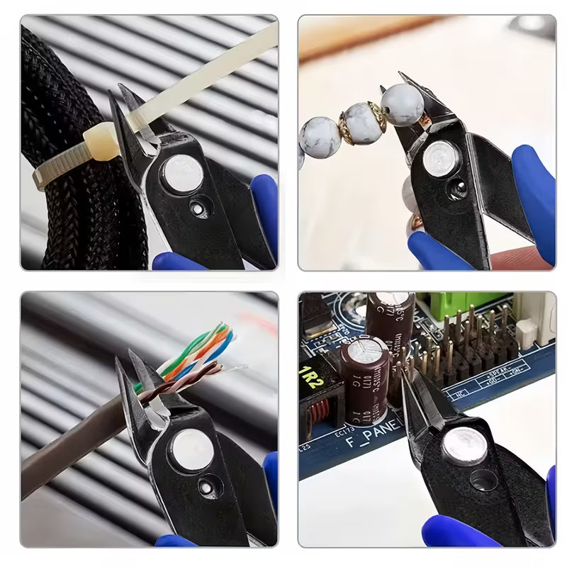 Industrietaugliche Kabelbinder Mini-Elektrikerzange – ideal für das Entfernen von Kabelbindern in den Städten.