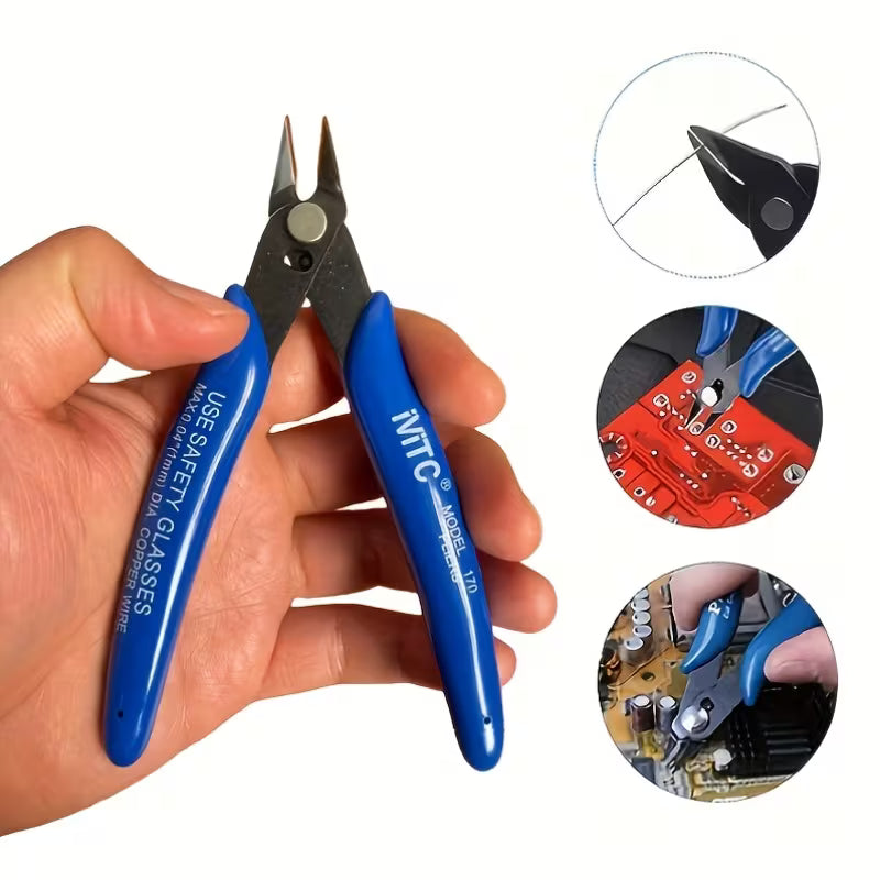 Industrietaugliche Kabelbinder Mini-Elektrikerzange – ideal für das Entfernen von Kabelbindern in den Städten.