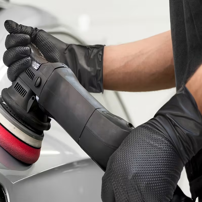 50 verstärkte Nitrilhandschuhe extra stark. Farbe schwarz. Nicht nur als Einweghandschuhe zu benutzen.