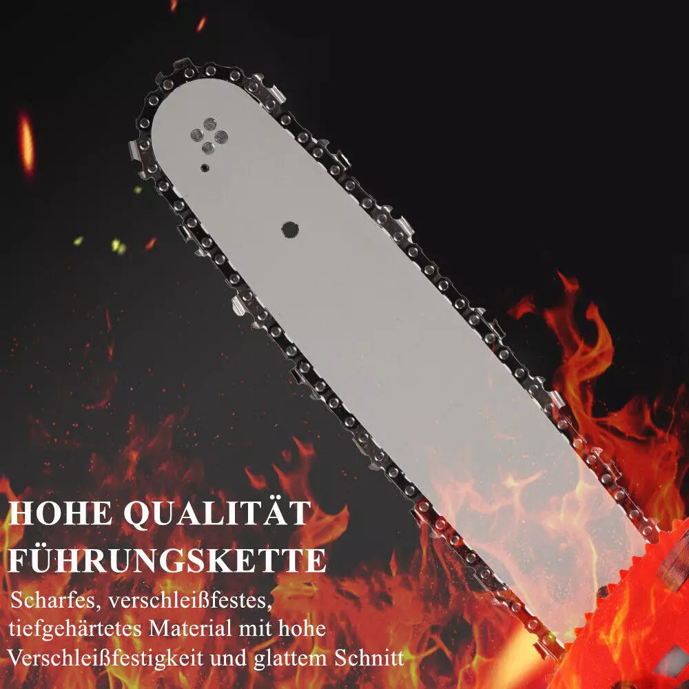 Mini-Akku-Kettensäge 12 Zoll!  Inkl. 3,0 Ah Li-Ion-Akkus und Ladegerät.