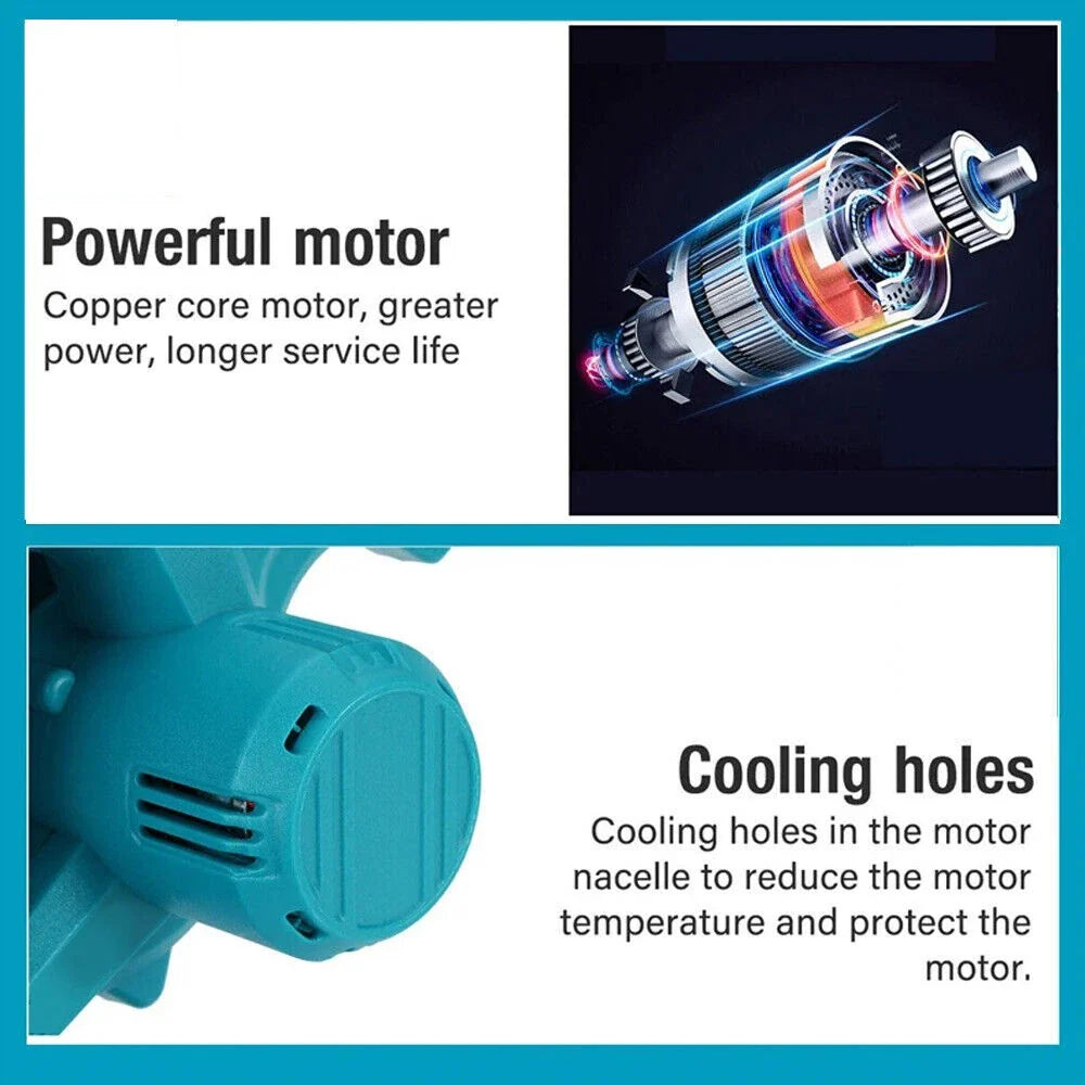 Akku Turbinen Laubbläser. Neues Modell. Ultra stark und mega preiswert