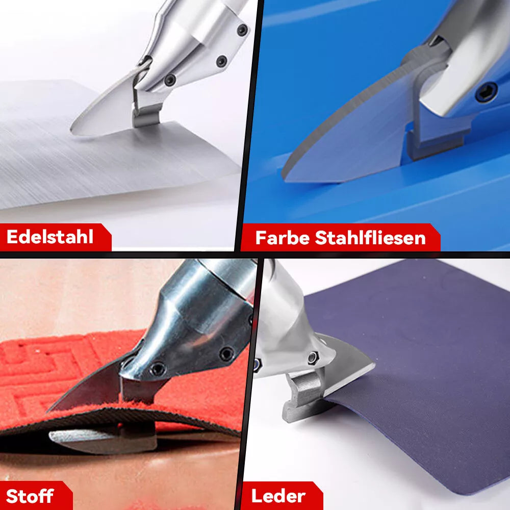 Akku-Blechschere Akkuschere, elektrische Blechschneider. Der Metallschneider! Inkl. 2x Akkus